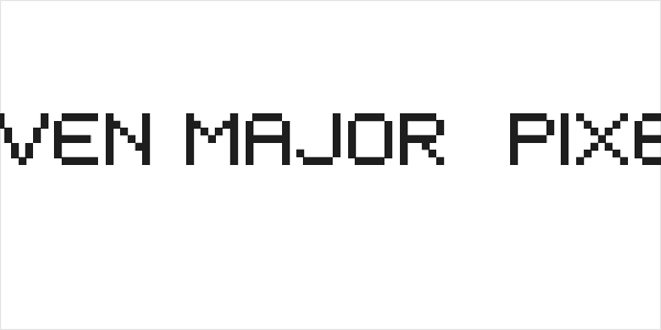 EIVEN MAJOR  Pixel Logo