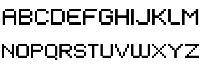 EIVEN MAJOR Pixel Font LOWERCASE