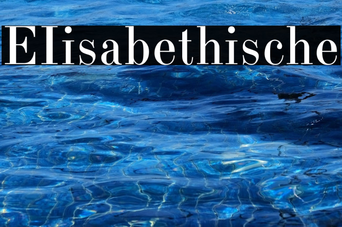 EIisabethische Example 1