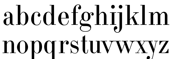 EIisabethische Font LOWERCASE
