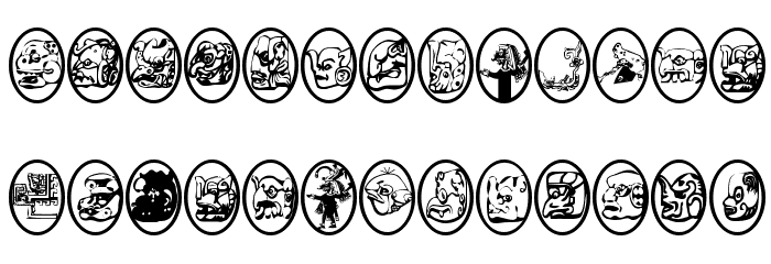 EiDesKolumbus-Improvisations Font LOWERCASE