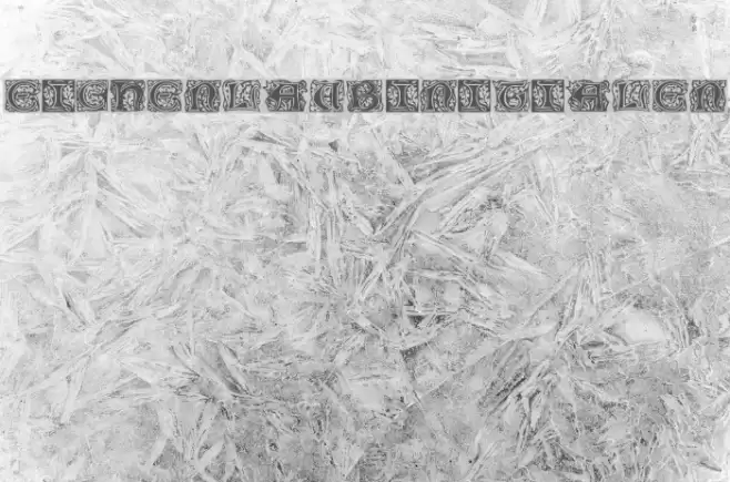 Eichenlaub Initialen Font examples