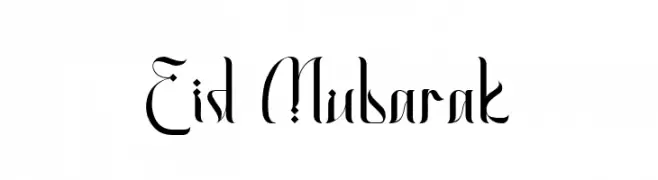 Eid Mubarak  Fuentes Gratis Descargar