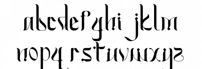 EidMubarak Font LOWERCASE