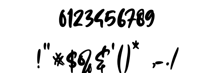 Eiffal Merrias Font OTHER CHARS
