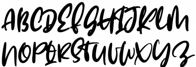 Eiffal Merrias Schriftart Groß
