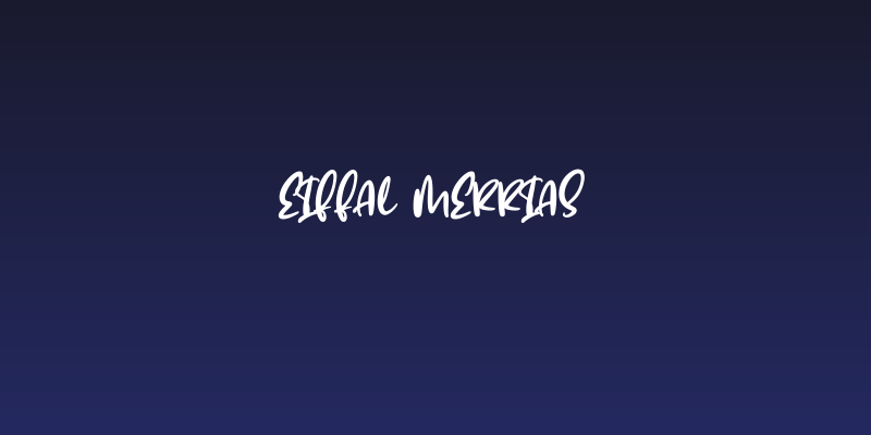Eiffal Merrias Social Header