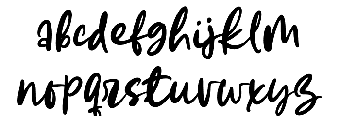 Eiffal Merrias Font LOWERCASE
