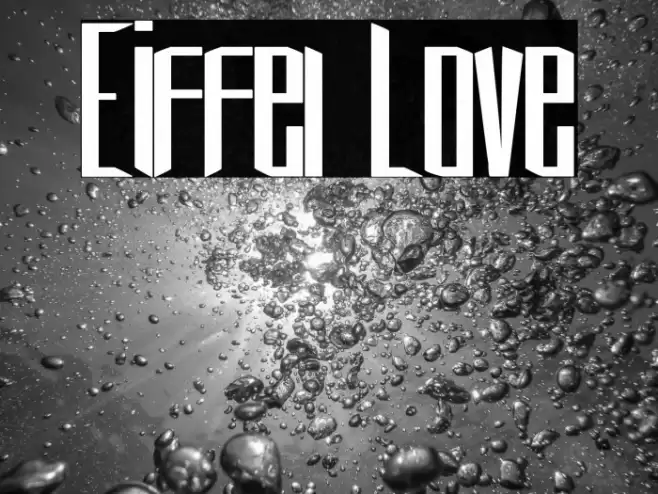 Eiffel Love Font examples