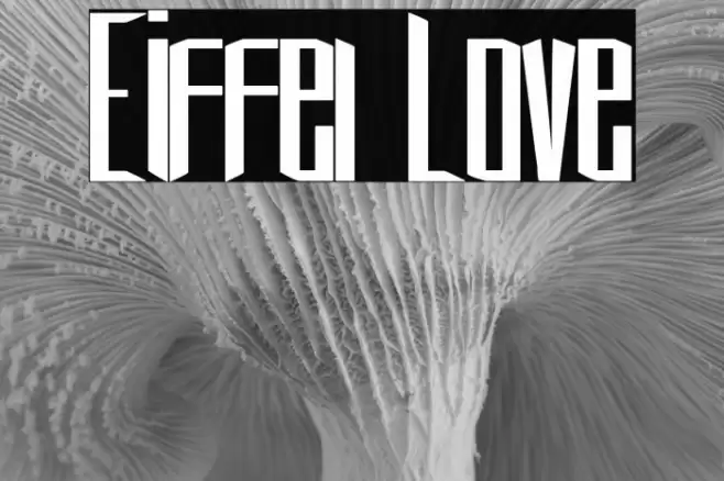 Eiffel Love Font examples