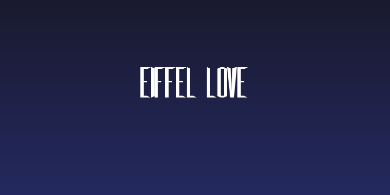 Eiffel Love Social Header
