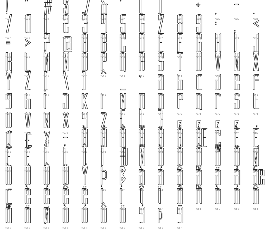 Eiffel Lover Character Map