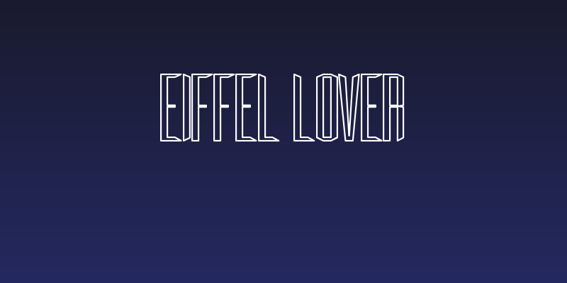 Eiffel Lover Social Header