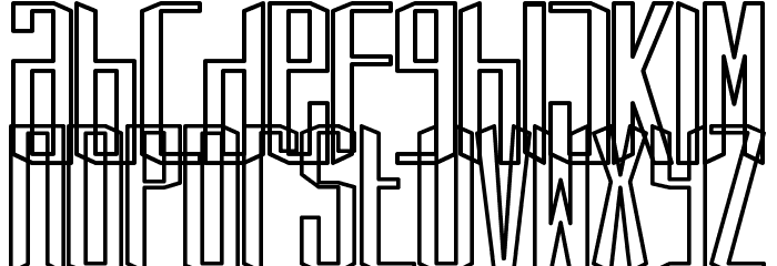 Eiffel Lover Font LOWERCASE