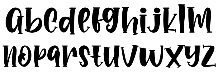 Eiffel Shine Font LOWERCASE
