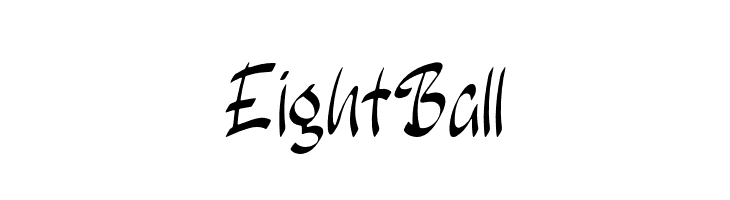 Eight Ball  नि: शुल्क फ़ॉन्ट्स डाउनलोड