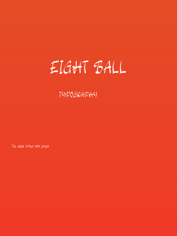 Eight Ball Poster