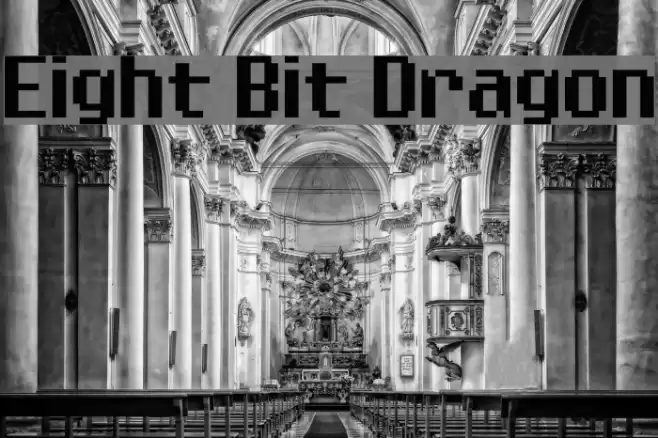 Eight Bit Dragon フォント examples