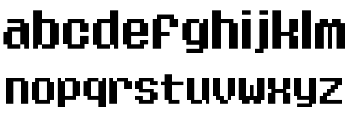 Eight Bit Dragon Font LOWERCASE