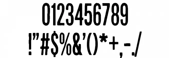 Eight Days A Week Font Alte caractere