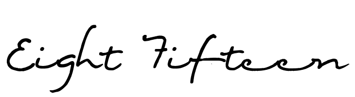 Eight Fifteen  Descarca Fonturi Gratis
