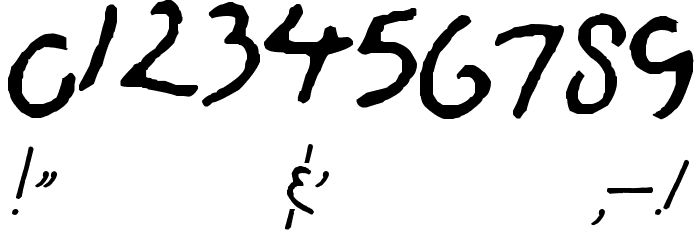 Eight Fifteen Font OTHER CHARS