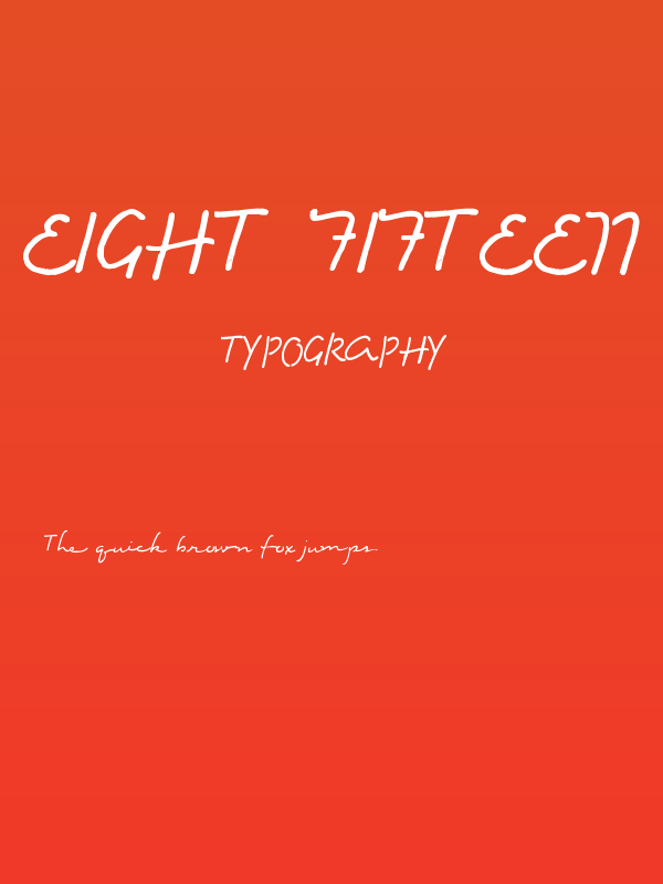 Eight Fifteen Poster
