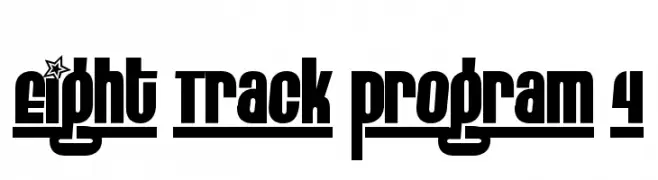Eight Track program 4  font caratteri gratis