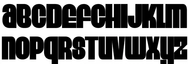 Eight Track program two Шрифта ВЕРХНИЙ