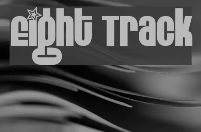 Eight Track Font examples