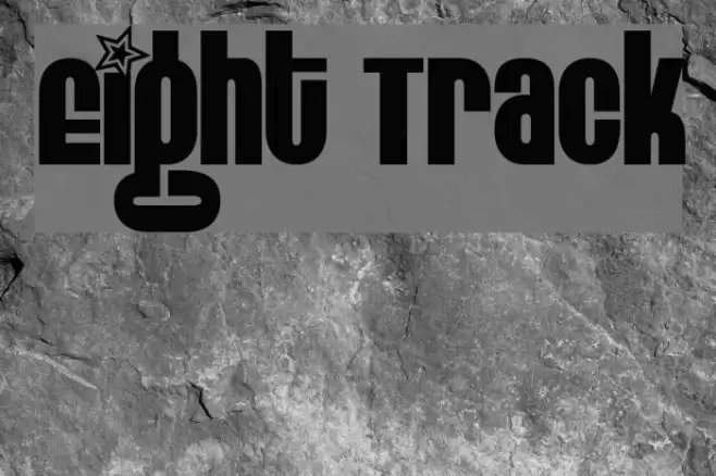 Eight Track Font examples