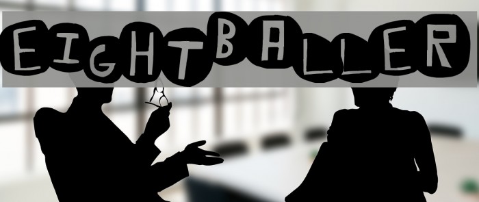 EightBaller Font examples