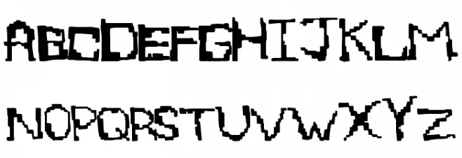 EightBite 字体 大写