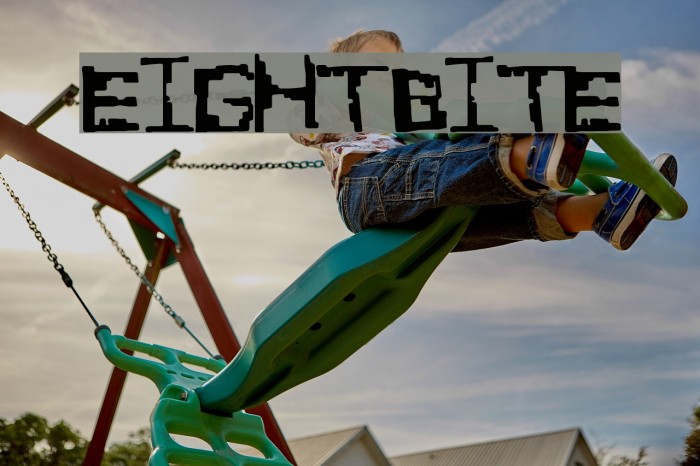 EightBite Font examples