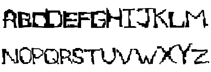 EightBite Font LOWERCASE