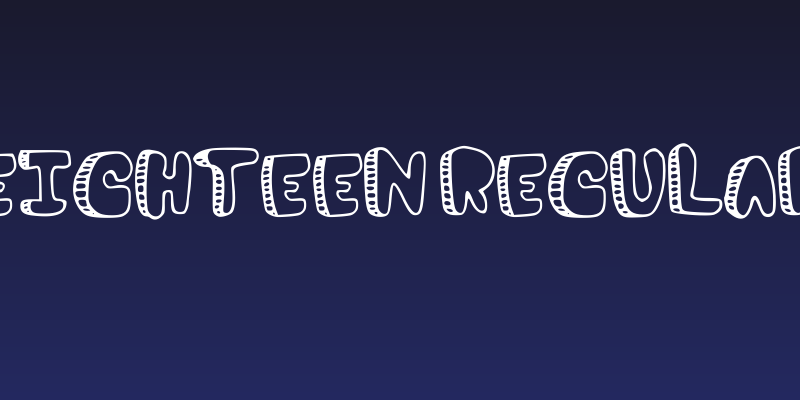 Eighteen Regular Social Header