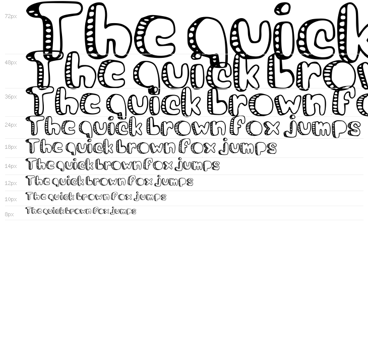 Eighteen Regular Waterfall