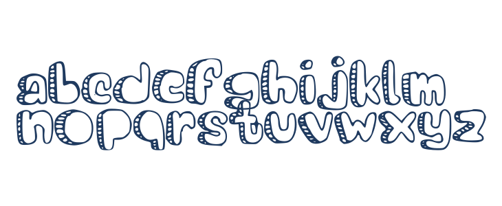 Eighteen Regular Lowercase