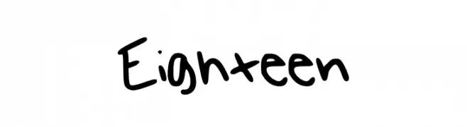 Eighteen  Descarca Fonturi Gratis