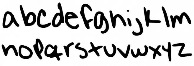 Eighteen Font LOWERCASE