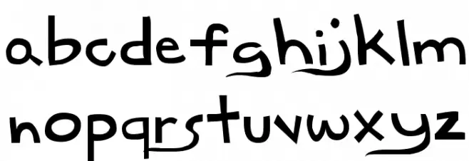 Eighteen फ़ॉन्ट लोअरकेस