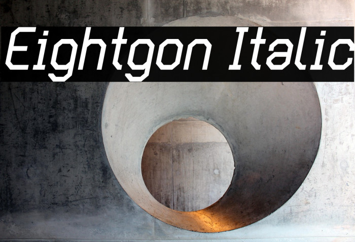 Eightgon Italic Example 2