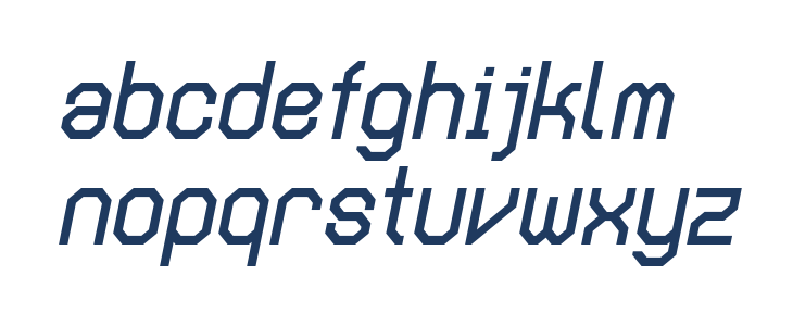 Eightgon Italic Lowercase