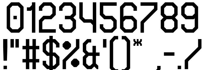 Eightgon Font OTHER CHARS