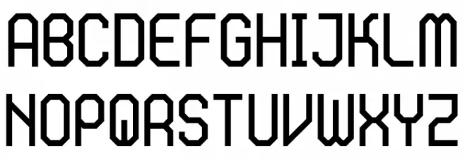 Eightgon Шрифта ВЕРХНИЙ