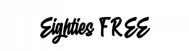 Eighties FREE  les polices de caractères gratuit tlcharger