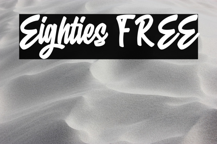 Eighties FREE Example 2