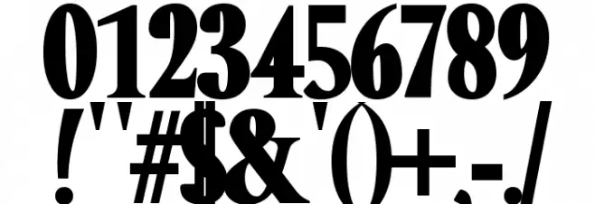 Eighties Horror Font OTHER CHARS