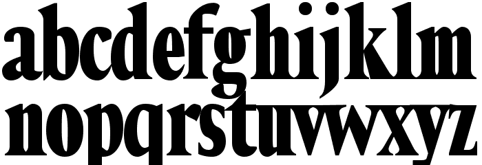 Eighties Horror Font LOWERCASE