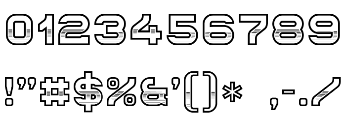 Eighties Monster Font OTHER CHARS